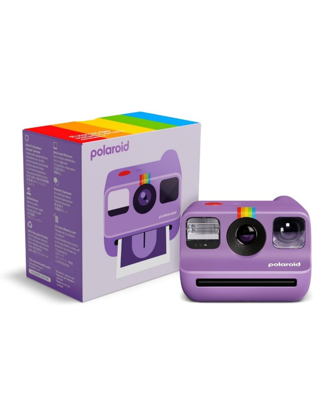 Mini Instant Film Camera - Purple - Polaroid Go Gen 2 - Compact & Fun